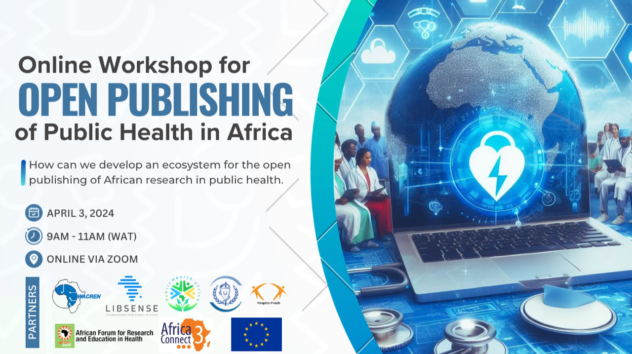 An online workshop for open publishing of public health in Africa